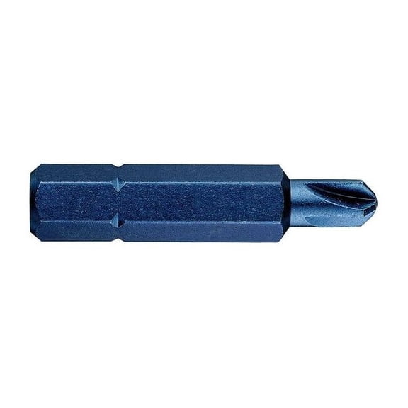 Westward Torsion Bit,SAE,1/4",Hex,No 2,1-1/4",PK5 40L657