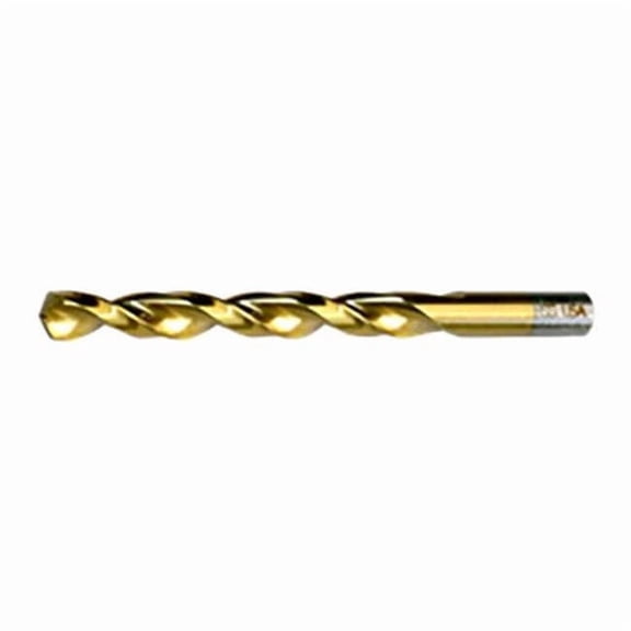 Westward No 7 3-5/8" TiN 135 Deg. Jobber Length Drill Bit 6PRN5