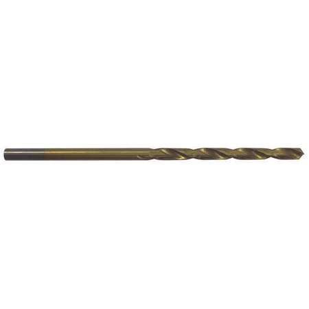 Westward TiN Coated Parabolic Jobber Drill Bit,O,4-1/2"