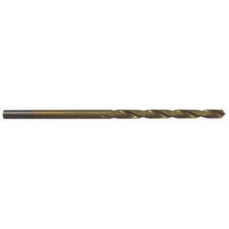 Westward TiN Coated Parabolic Jobber Drill Bit,O,4-1/2"