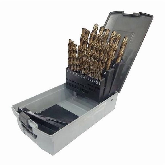 Manufacturer Varies Split Point Drill Bit Set, Cobalt, 29-Piece 10D228