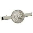 thumbnail image 1 of Westward Journey Bison Nickel Silvertone Tie Clip, 1 of 3