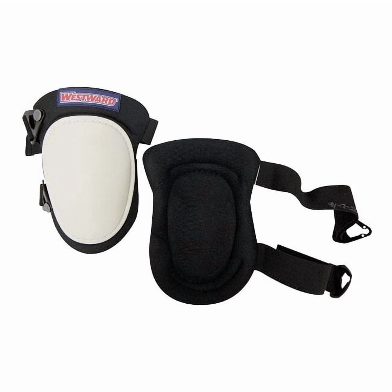 Westward Knee Pad,UNIV,Clip,Black/White,PR 5MZH6
