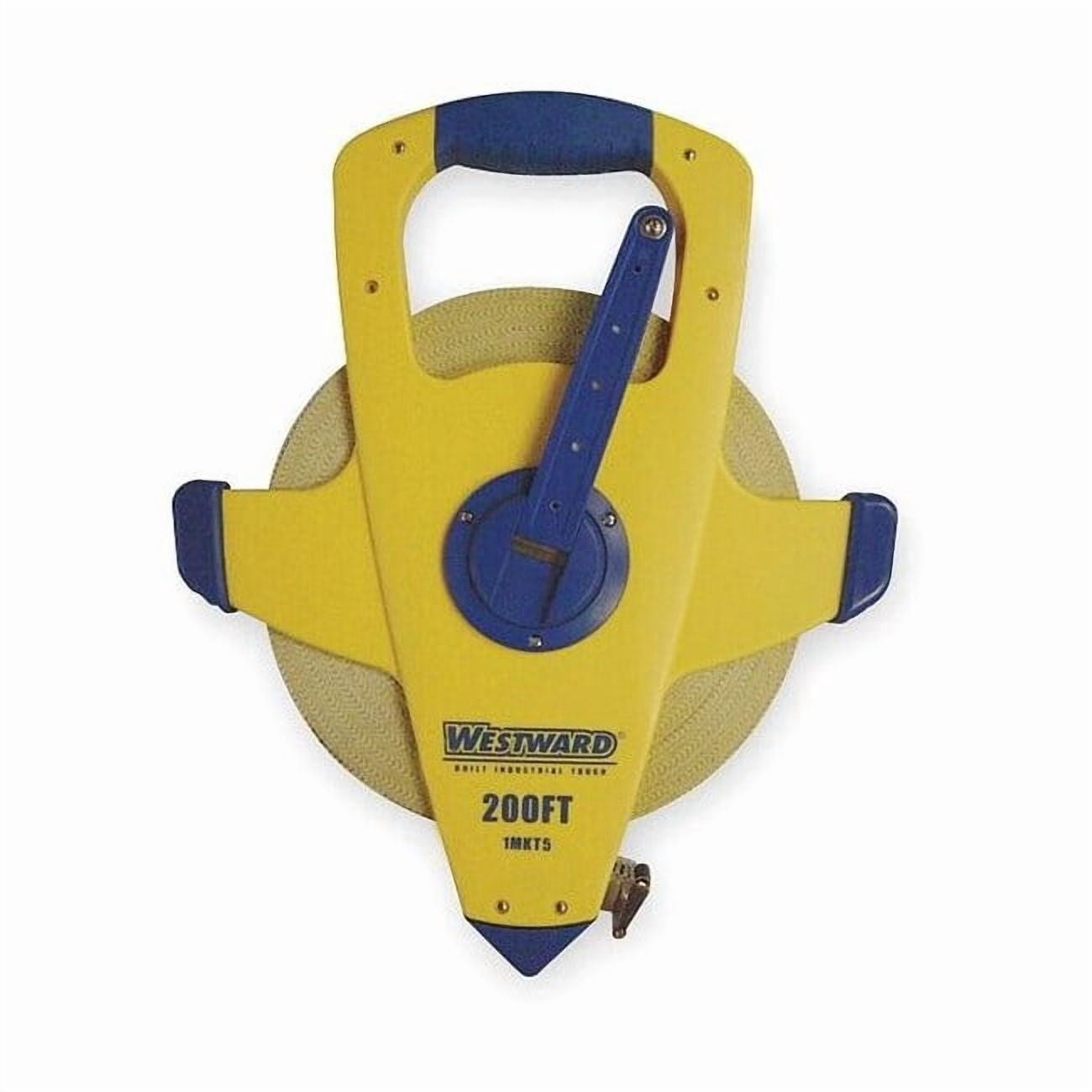 Westward 200 ft Engineer's Tape Measure, 1/2 in Blade 1MKT5