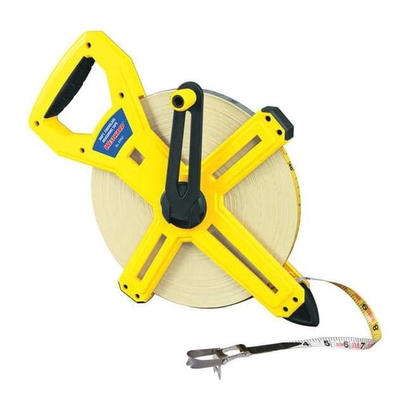 Westward 300 ft Engineer's Tape Measure, 1/2 in Blade 4YP87
