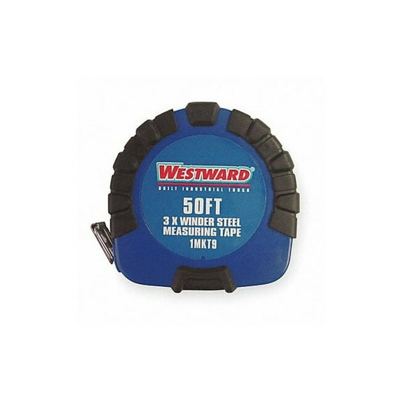 Westward 50 ft Tape Measure, 3/8 in Blade 1MKT9