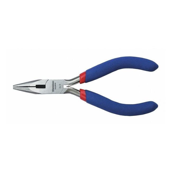Westward 4 7/8 in Needle Nose Plier,Side Cutter Dipped Handle 53JW98