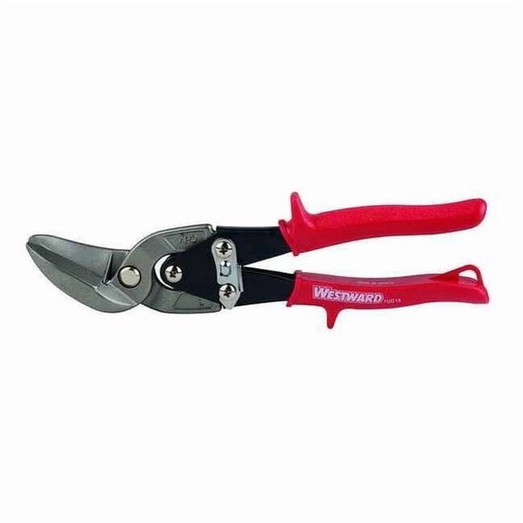 Westward Offset Aviation Snip, Left, 9 3/4 in, Steel 1UG15