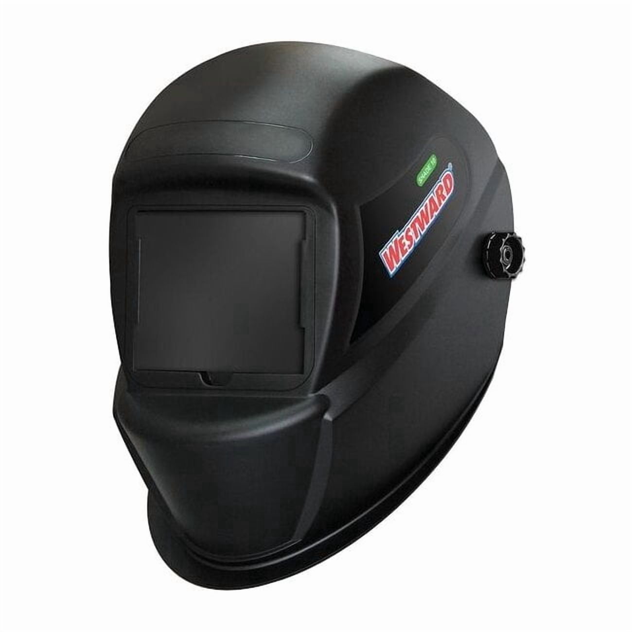 Westward Passive Welding Helmet, Fix10, Black 44R224