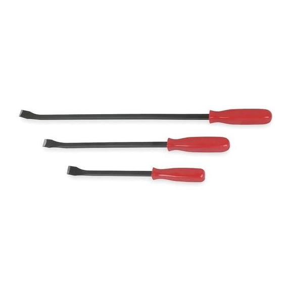 Westward Plastic Handle Pry Bar Set,3 Pc 2AJL2