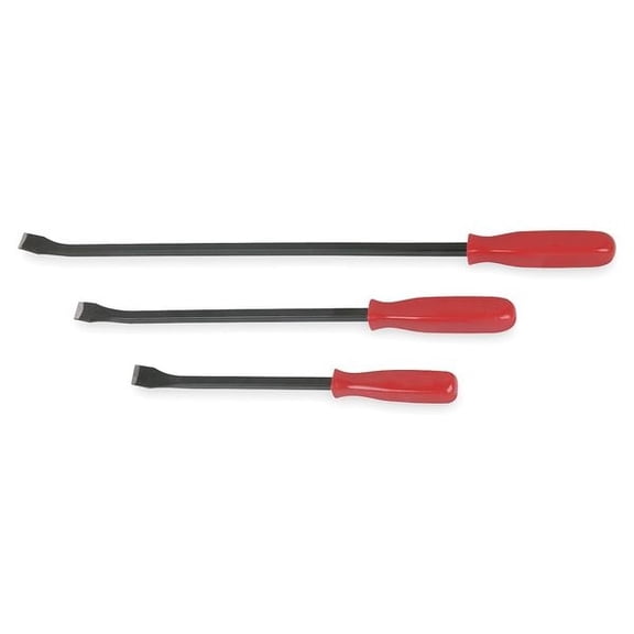 Plastic Handle Pry Bar Set,3 Pc 2AJL2
