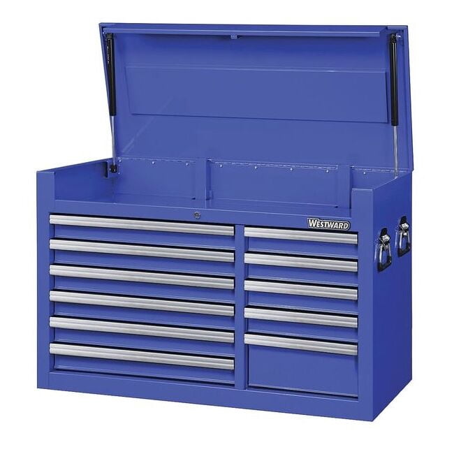 Westward 36Y010 Steel Tool Box - Red, 19x6x4 Inches, Portable Storage - View #5