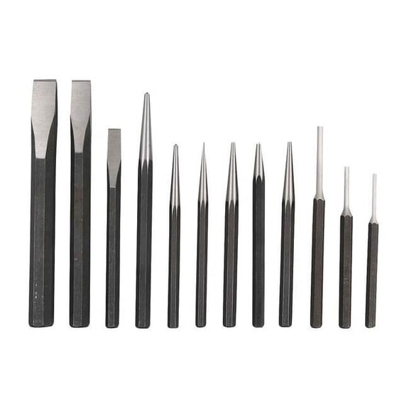 Westward Punch and Chisel Set,12 Pc 2AJB4