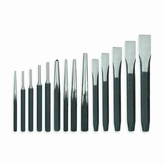 Westward Punch and Chisel Set,14 Pc 2AJB2