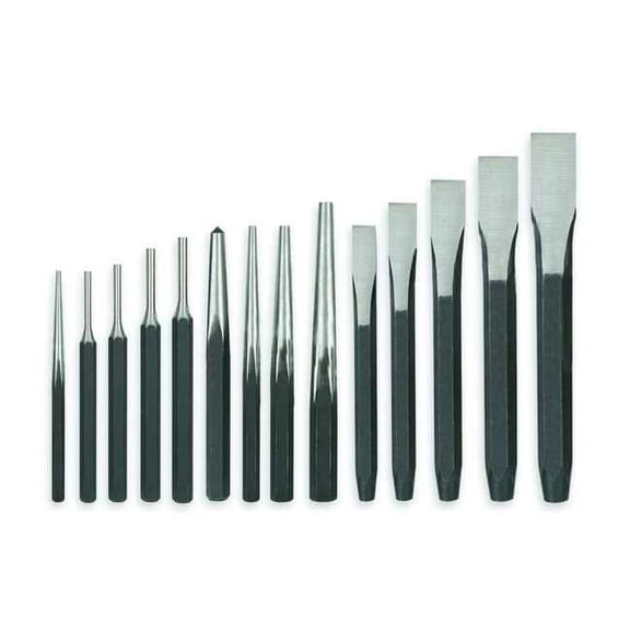 Westward Punch and Chisel Set,14 Pc 2AJB2
