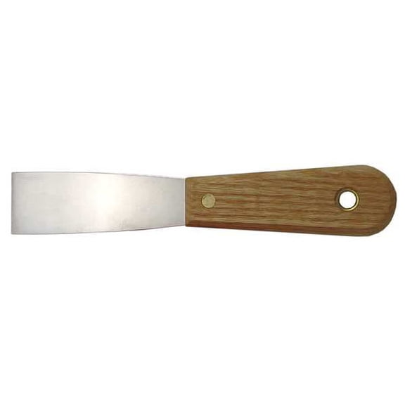 Westward Putty Knife,Stiff,1-1/4",Carbon Steel 13A670