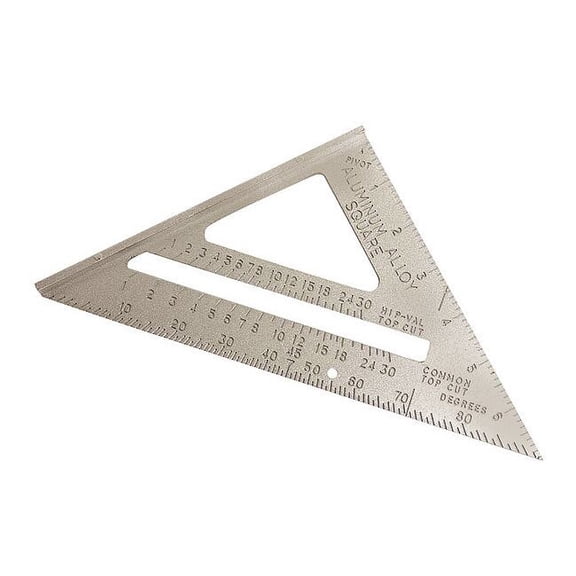 Rafter Angle Square,7 In,Aluminum 4MRX4