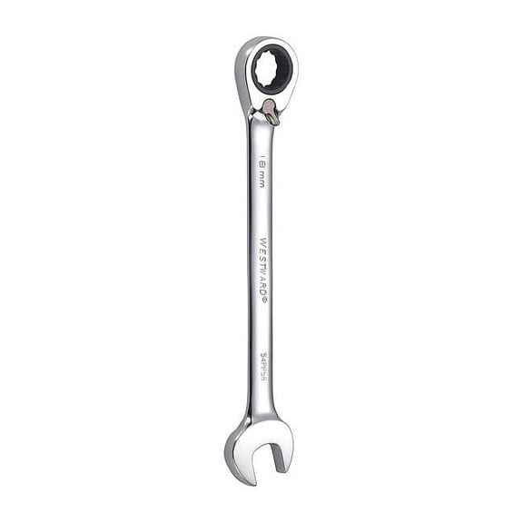 Westward Wrench, Combination, Metric, 18mm 54PP56