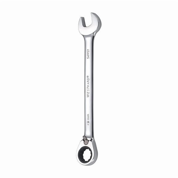 Westward Wrench, Combination, Metric, 19mm 54PP57