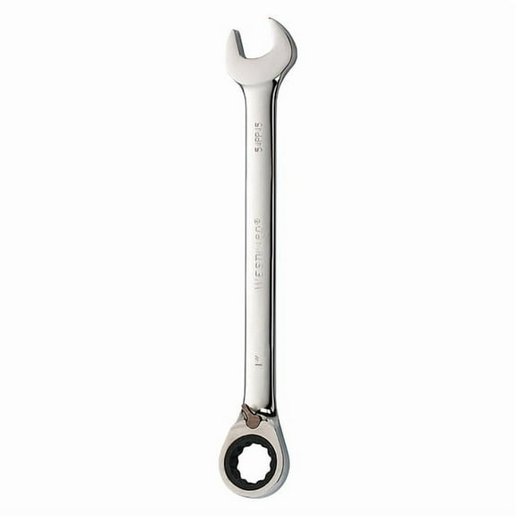 Westward Ratcheting Wrench, Combination, SAE, 1" 54PP45