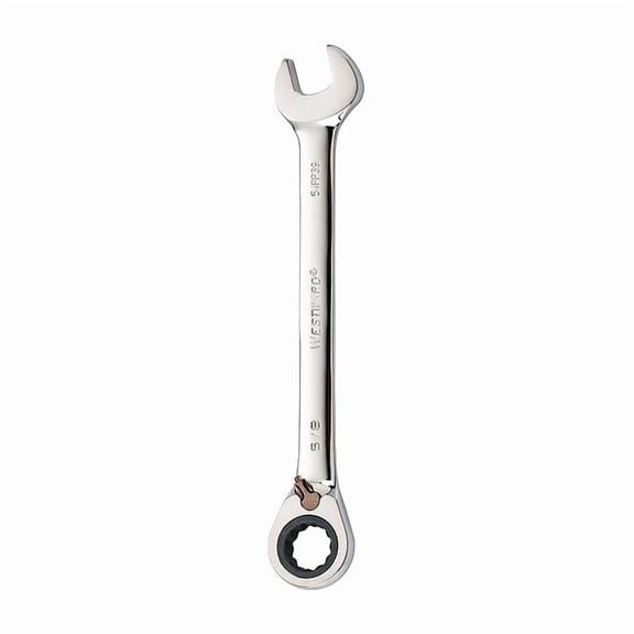 Westward Ratcheting Wrench, Combination, SAE, 5/8" 54PP39