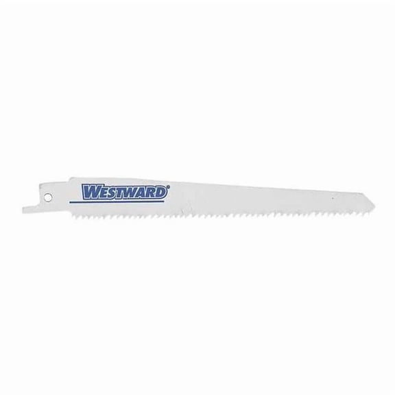 Westward 6 in x 10 TPI, Reciprocating Saw Blade, 5 PK 24A564