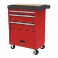 thumbnail image 1 of WESTWARD Rolling Tool Cabinet, 3-Drawers, Gloss Red, 34.5" W x 19.5" D x 39.5" H, 1 of 1