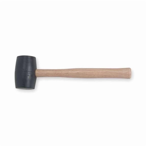 Westward Rubber Mallet,24oz Weight,Hickory Handle 5MX42
