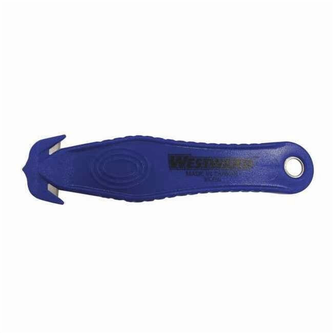 Westward Safety Cutter,Disp.,5-3/8 in.,Blue,PK10 39CE80