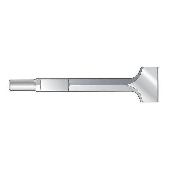 Westward Scaling Chisel,3/4 Hex,L 12 In.,W 3 In. 22UU94