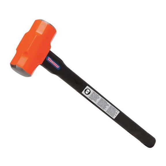 Westward Sledge Hammer,10 lb.,36 In,Rubber/Steel 22XP70