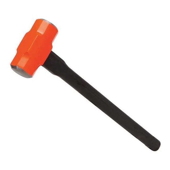 Westward Sledge Hammer,8 lb.,30 In,Rubber/Steel 24Z033
