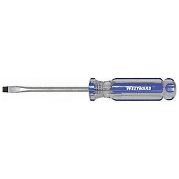 Westward General Purpose Slotted Screwdriver 1/8 in Round 401K89