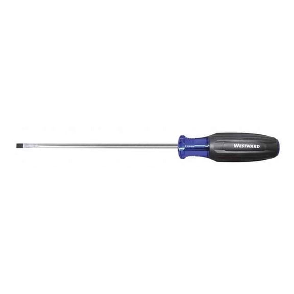 Westward General Purpose Slotted Screwdriver 3/16 in Round 401L05