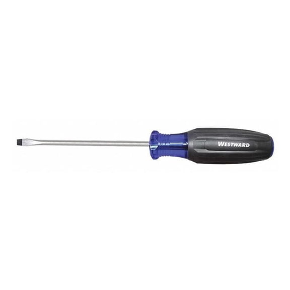 Westward General Purpose Slotted Screwdriver 3/16 in Round 401M05