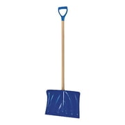 Snow Shovel W/ 18 in W Blade, 37 in Wood Handle W/ D-Grip 32KX18