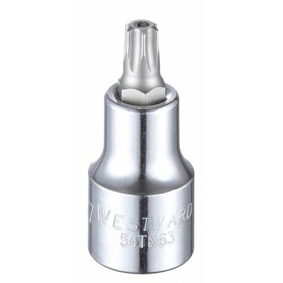 WESTWARD 54TN63 T47 Tip, Torx Socket Bit, 2-1/4" L, 6 Pts