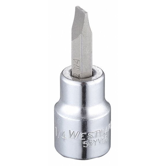 Westward 1/4 in Tip, 3/8 in Drive, SAE 53YV96