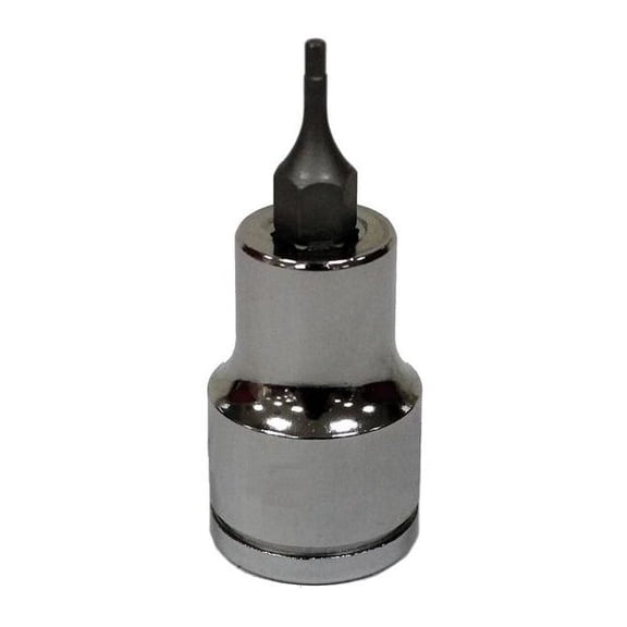 Westward Socket Bit, Steel, 3/8 in, TpSz 2 mm 20HW83