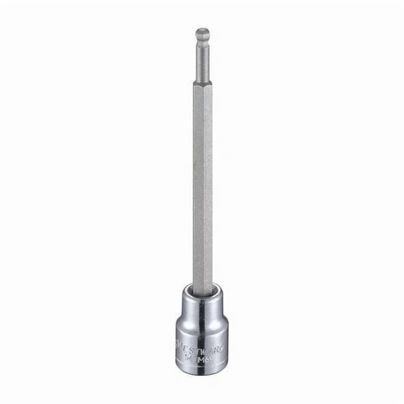 3/8 in Drive Ball Hex Socket Bit Metric 5 mm Tip, 4 13/16 in L 54TM69
