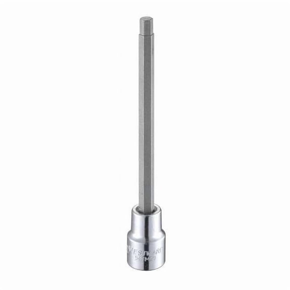 Westward 3/8 in Drive Hex Socket Bit SAE 7/32 in Tip, 4 13/16 in L 54TM29