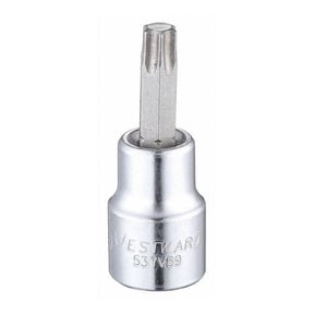 Westward 3/8 in Drive Torx(R) Socket Bit Torx(R) T40 Tip, 1 7/8 in L 53YV89