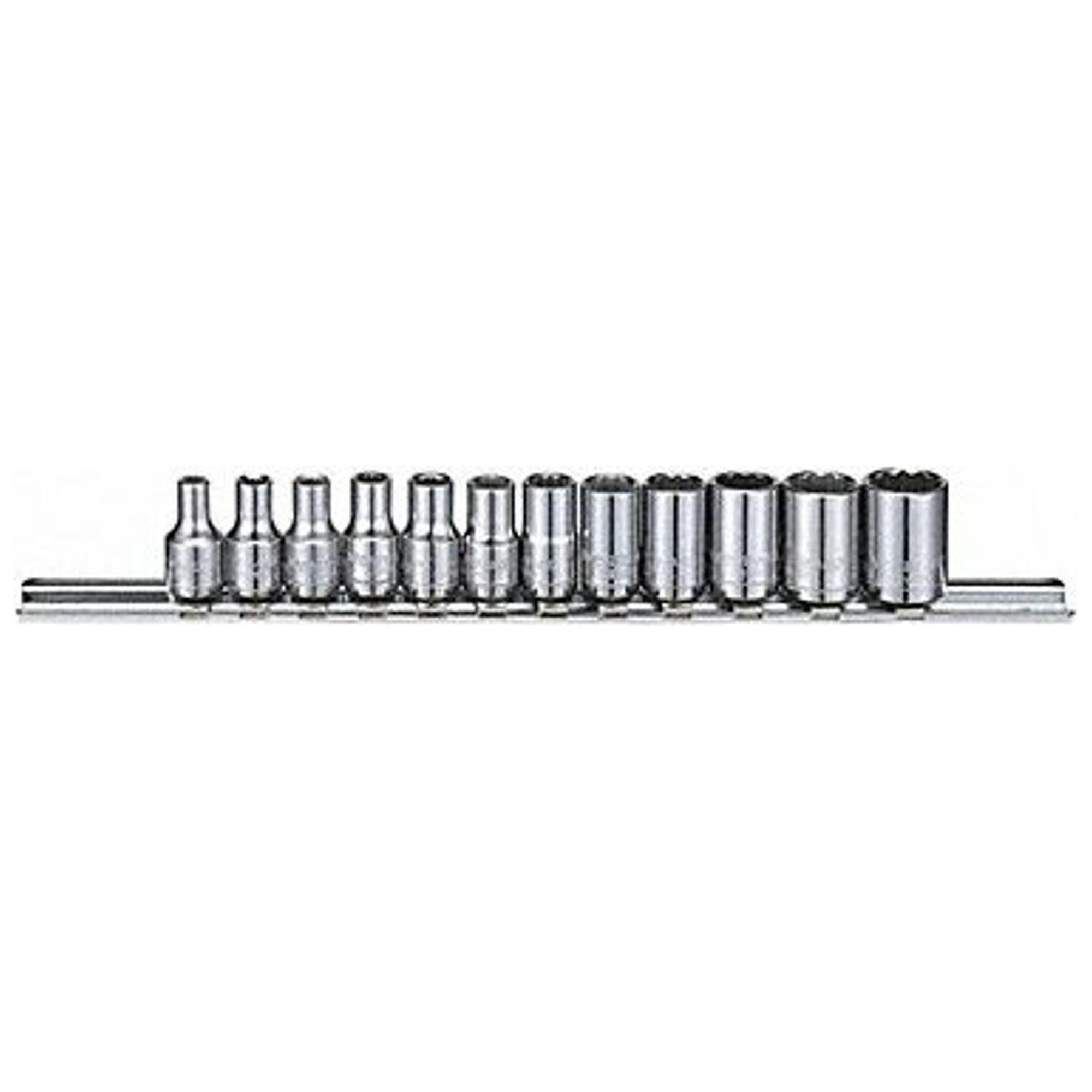 West Socket Westward Socket Set, 1/4 in, Hand, Metric, 12 53PN31 - Walmart.com