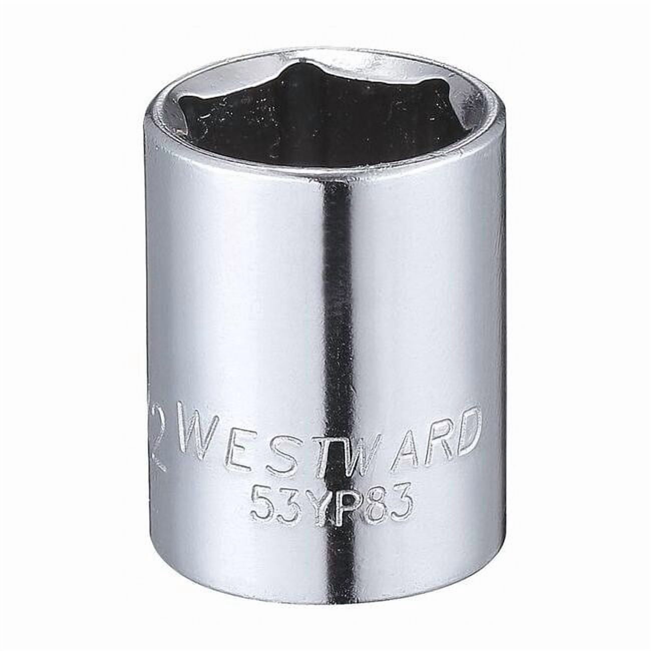 West Socket Westward Socket, Steel, Chrome, 1/2 in 53YP83 - Walmart.com