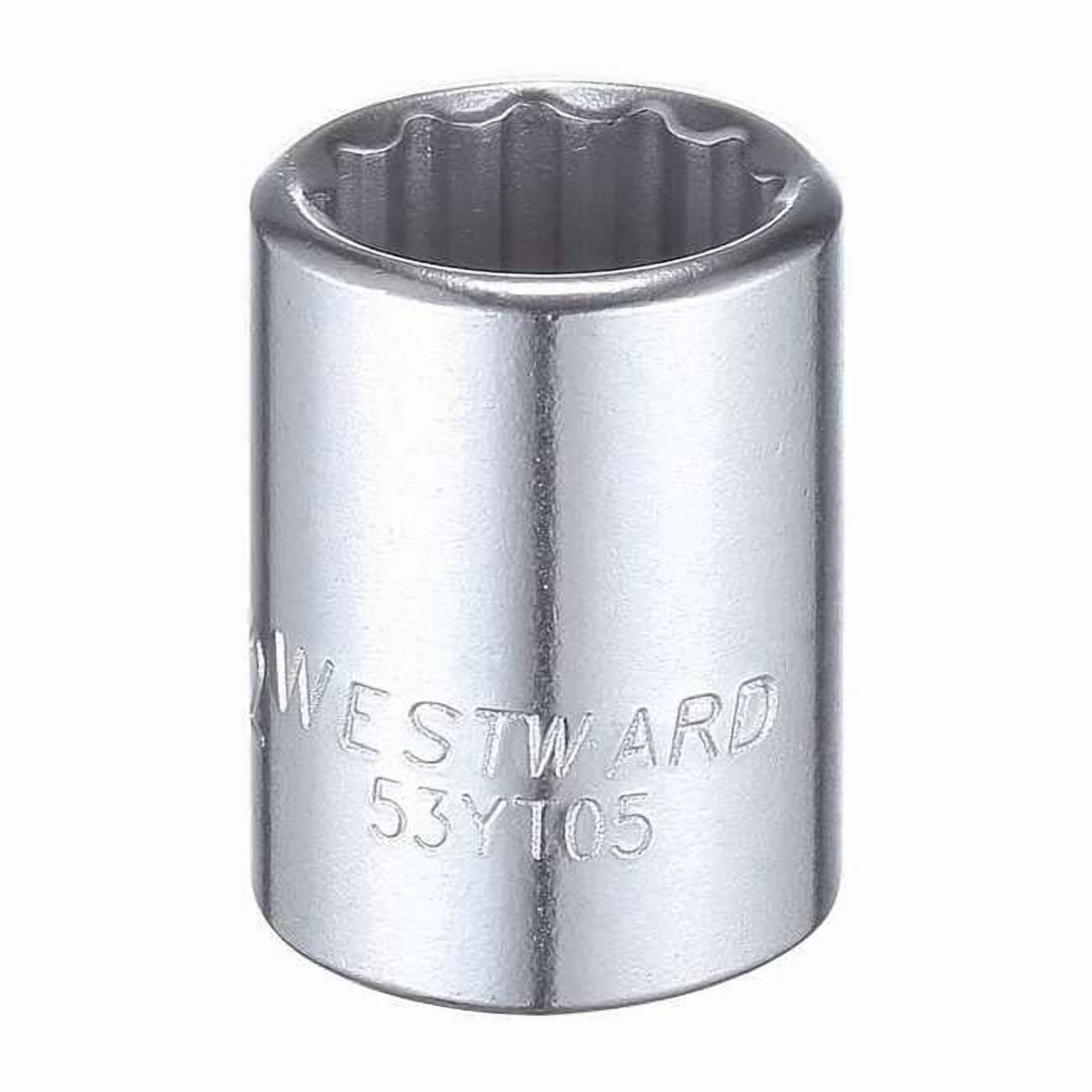 West Socket Westward Socket, Steel, Chrome, 1/2 in 53YT05 - Walmart.com