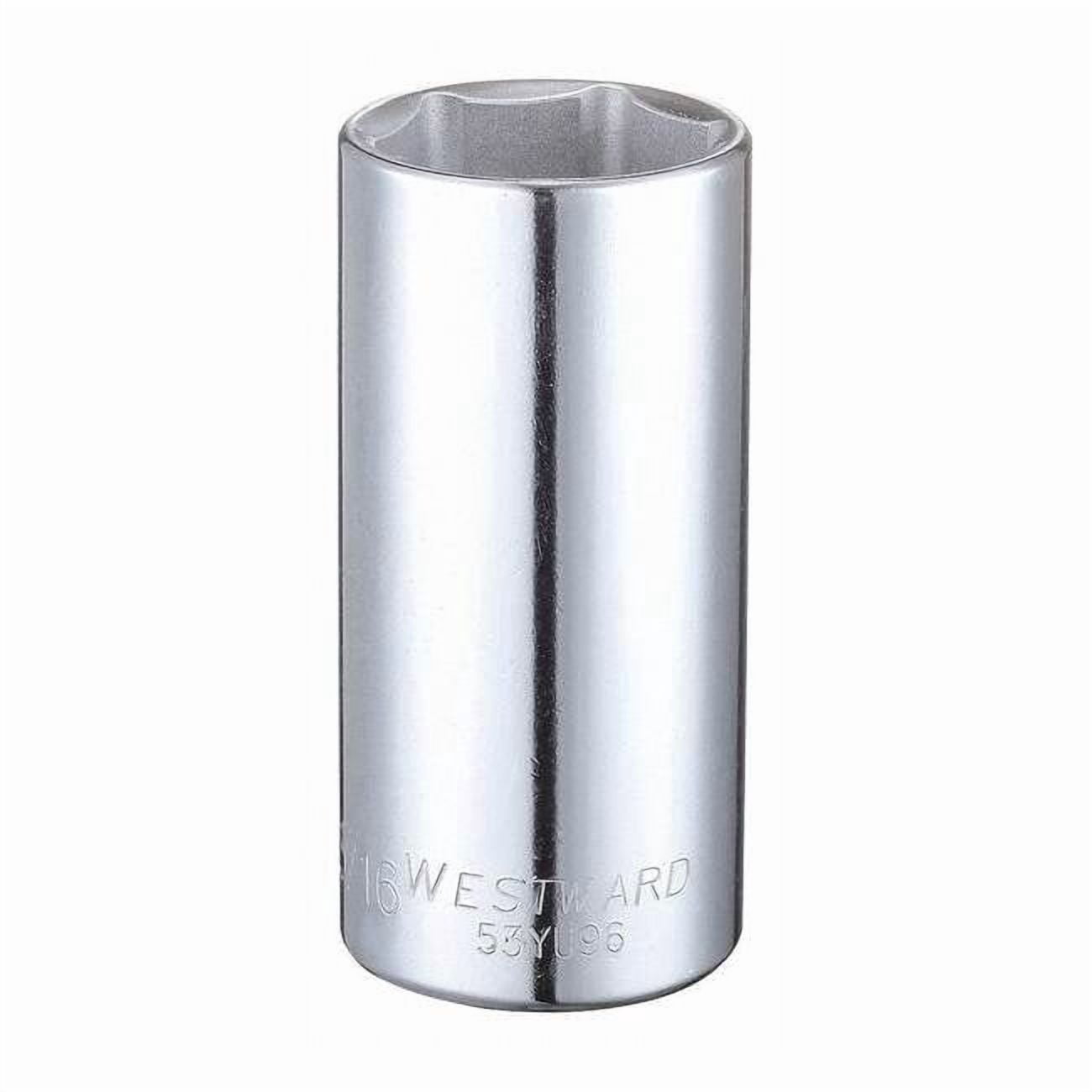 West Socket Westward Socket, Steel, Chrome, 1 3/16 in 53YU96 - Walmart.com