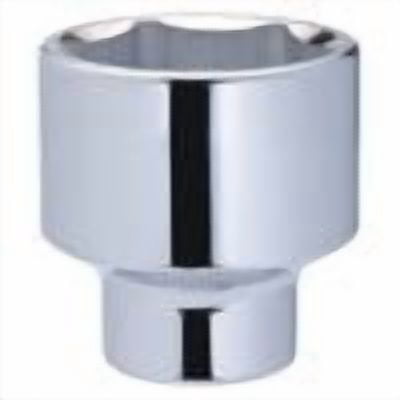 Westward Socket, Steel, Chrome, 1 3/8 in 10E280