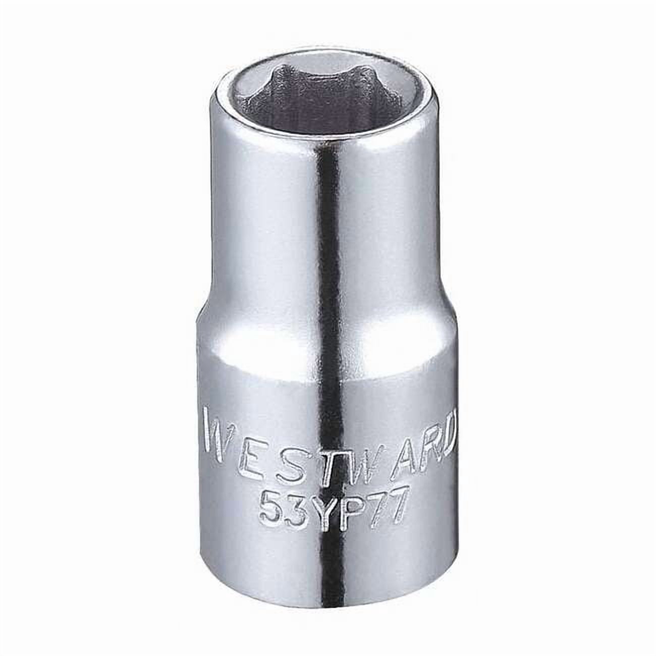 West Socket Westward Socket, Steel, Chrome, 1/4 in 53YP77 - Walmart.com