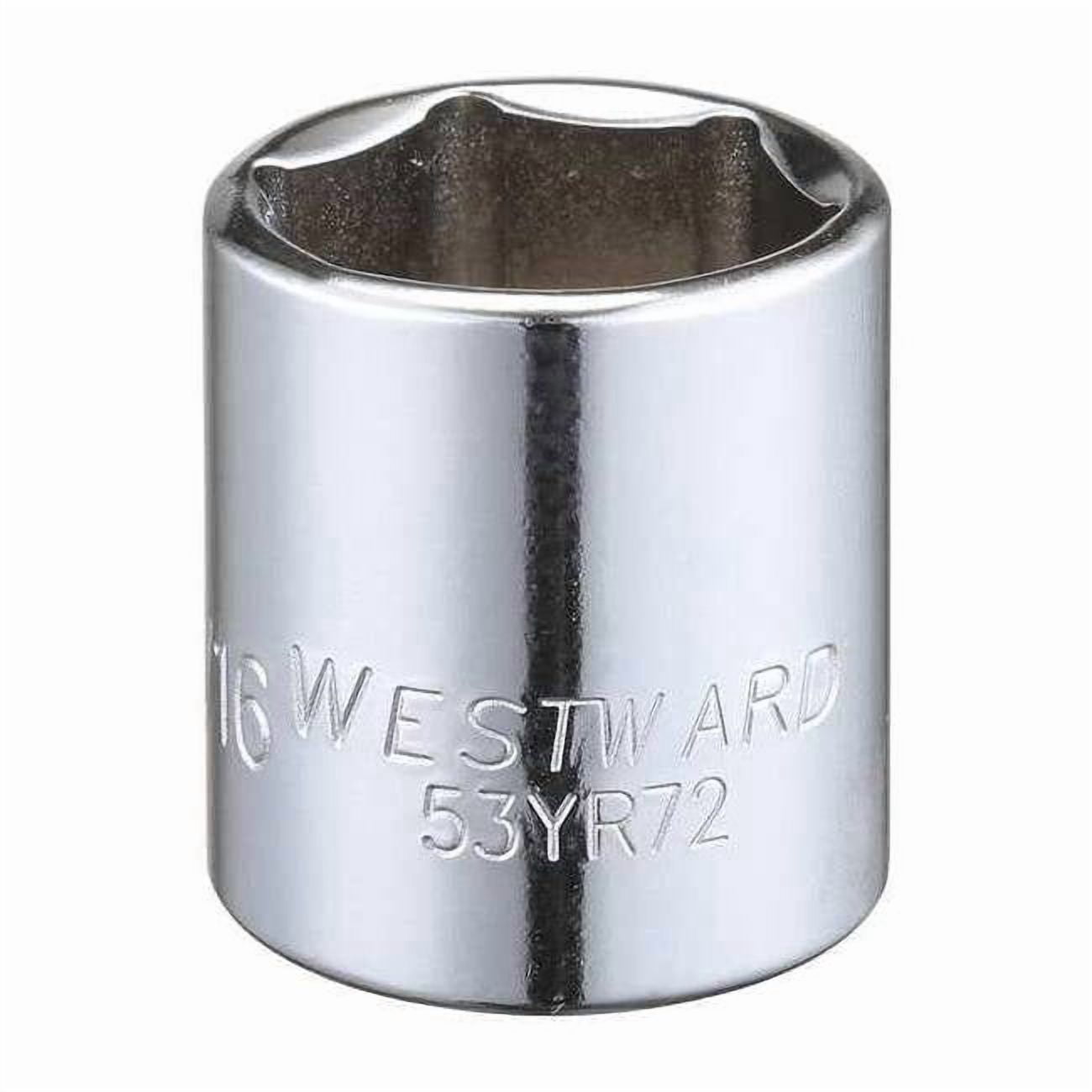 West Socket Westward Socket, Steel, Chrome, 11/16 in 53YR72 - Walmart.com