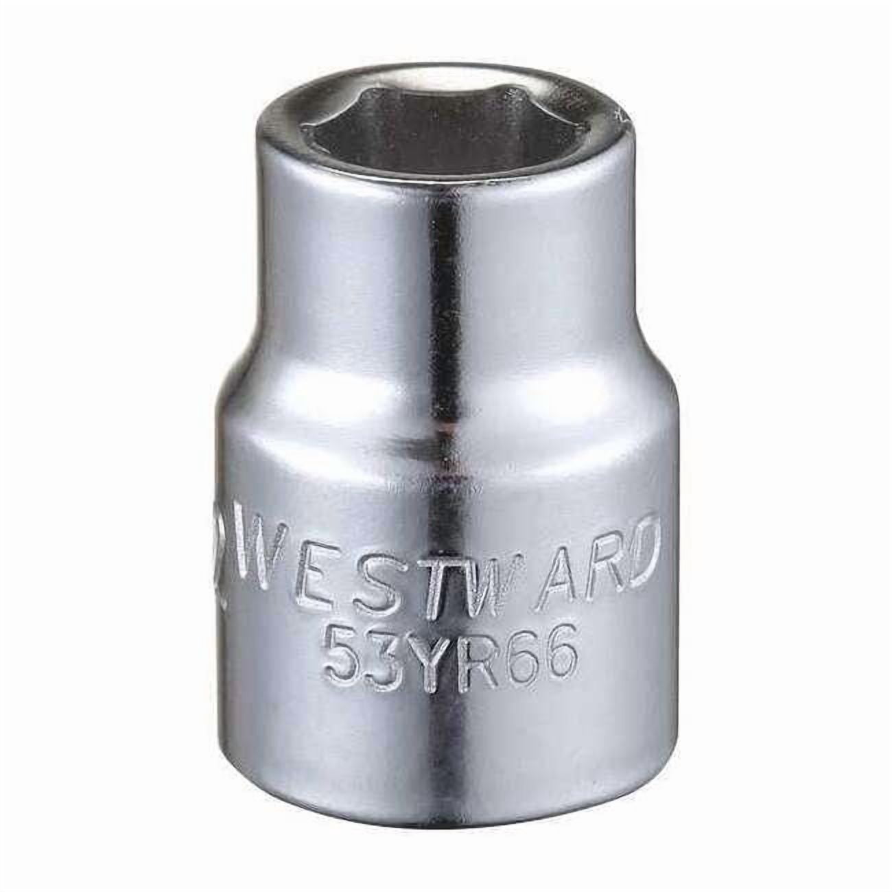 West Socket Westward Socket, Steel, Chrome, 11/32 in 53YR66 - Walmart.com